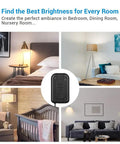 Plug In Lamp Dimmer Switch With Foot Slide Control For Dimmable LED CFL And Incandescent Bulbs 5 Foot Extension ETL
