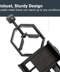 Close-up of Universal Smartphone Adapter For Telescope Binoculars And Spotting Scopes Lets You Capture High Quality Photos and Video