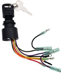 Boat Ignition Switch With Key For Mercury Mariner Outboard Motor Control Box With Two Keys Three Position Six Wire Connectors Replacement