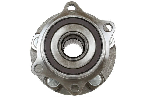 Front view of Rear Wheel Hub Bearing Assemblies Left And Right With ABS Replacement For 2010 2014 Subaru Outback 2008 2014 Subaru Impreza
