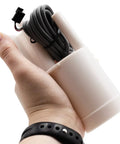 Ice Machine Float Switch Replacement 4A7077G01 4A3624-01 For Consistent Ice Production, No Fuss Easy Install, Replaces OEM Parts 4A7077G01 And 4A3624-01, white plastic float switch with black cable in hand