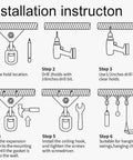 Installation instructions for Beefy 360 Degree Swivel Hammock Hanging Kit With Ceiling Mount Hardware 1000 Lbs Capacity