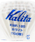 Wave Paper Coffee Filters For Pour Over Drippers Large Size 185 100 Count Made In Japan White packaging front view