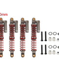 Set of 110mm Adjustable RC Shock Absorbers with washers, CNC machined, dual stage springs for 1/10 RC Truck Crawler