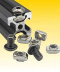All In One Heavy Duty 222 Pcs M5 T Nuts Screws Kit For 2020 Series Aluminum Extrusion close-up