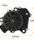 Front Differential Lock Servo Motor Replacement For Grizzly 660, Kodiak 450, Rhino 660 And Rhino 450 ATVs with dimensions labeled