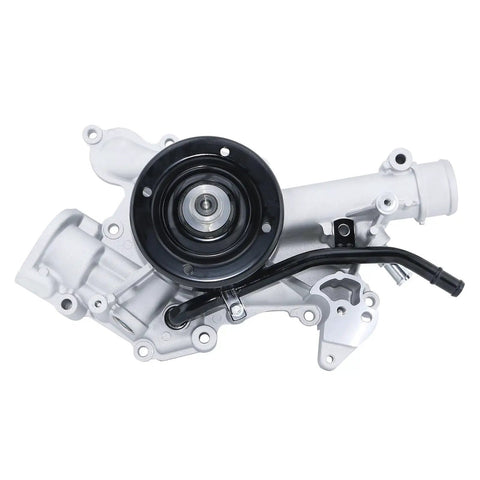 Front view of Dodge Ram Water Pump AW7168 Replacement Fits 2003 2008 5.7L Hemi V8 For 1500 2500 3500 Durango Chrysler Aspen