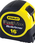 FatMax Tape Measure With Blade Armor And Retractable Tape For 16 Foot Reach, Heavy Duty Tool With Non Slip Grip, yellow case