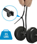 8 Inch Black Zip Ties 1200 Pack 35 Lb Tensile Strength Self Locking Nylon Cable Ties UV Resistant for Indoor Outdoor Use