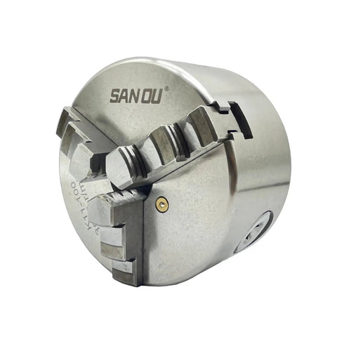 4 Inch 3 Jaw Self Centering Lathe Chuck 100mm With Internal And External Jaws For CNC Milling Drilling And Wood Turning
