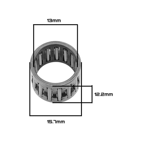 Two Pack Clutch Sprocket Needle Bearing Replacement For Husqvarna And Jonsered Chainsaws with dimensions 15.7mm x 13mm x 12.2mm