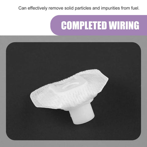 Side view of a single fuel pump strainer filter from a 3 Pack Fuel Pump Strainer Filter For Suzuki Vehicles OEM Replacement 15420-05H00 High Quality Fuel Filter