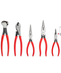 7-Piece Pliers Set With 6-In Bent Long Nose, 7-In And 8-In Long Nose, 7-In Diagonal Cut, 8-In End Cut, 8-In Cable Cutting
