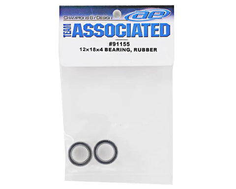 Smooth Rollin Heavy Duty Rubber Bearings For Rc Trucks 12X18X4Mm Pair Durable Replacement Parts Built Different For Sc10 4X4 And Off Road Adventures Hella Tough Ride Ready Gear Up Your Rig Today