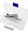 Eyeglass Repair Kit With 99 Screws And Nose Pad Set, Precision Screwdrivers For Glasses And Sunglasses, Anti Skid Nose Pads, Cleaning Cloth Included