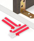 Self Adhesive Acrylic Cabinet And Window Hinges With Adjustable Angles 4 Pack Transparent Piano Hinges For Office And Shop Use