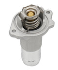 Heavy Duty Aluminum Thermostat Housing Assembly Bolt Right In Replacement For Chevy Colorado And Gmc Canyon 2004 2012 Hummer H3 with seal and spring.