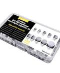Totally DIY Friendly 165 Piece 25V SMD Aluminum Electrolytic Capacitor Kit With 10 Values From 10uF To 470uF For PCB Builds And Repairs