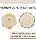 Brown One Half Inch Shaft RV Window Knob Set Two And One Quarter Inch Diameter Plastic Camper Window Latch Knobs H718 ABS