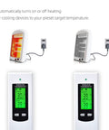 Smart Programmable Wireless Plug In Thermostat Outlet With Built In Temperature Sensor And Remote Control Real Time Temperature Detection