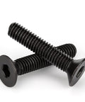 M10-1.5 X 30mm Flat Head Socket Cap Screws Set Beefy Heavy-Duty Grade 10.9 Alloy Steel DIN 7991 Black Oxide Allen Hex Drive