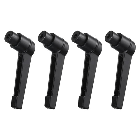 4 Pack Clamping Lever Adjustable Handles With M4 Female Thread Level Hand Knobs And Quick Release Black Suitable For Lathe Machinery