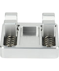 Close-up of Heavy Duty Adjustable Welding Table Clamp Made Of Heat Resistant Aluminum Alloy with springs for DIY soldering tasks.