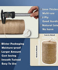 Natural Jute Twine 2mm Thick 600 Feet Brown String with dimensions and features for Crafts, Gift Wrapping, Gardening, Crochet, Knitting, Macrame Decor, Eco Friendly and Durable