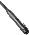 Compact Air Needle Scaler for Quick Slag Rust Paint and Dirt Removal with 12 Hardened 3mm Steel Needles, side angle view.
