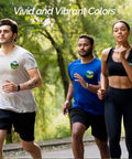 Group jogging in printed T-shirts using Printable Heat Transfer Paper For T Shirts 20 Sheets Eight Point Five By Eleven Inkjet Compatible Iron On Transfer For Dark And Light Fabrics DIY Friendly Cotton Polyester Denim And More