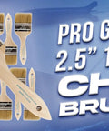 12 Pack Dope 2 Inch Chip Paint Brushes Set Durable Disposable Wood Handles With All Natural China Bristles 1.5 Inch Long Bristles