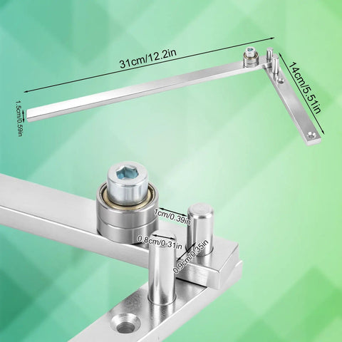 Penitue Manual Wire Bending Tool For Desktop dimensions shown, including 31cm steel frame and detailed metal parts for precise shaping.