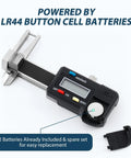 Compact 3-In-1 Mini Digital Caliper With Stainless Steel Body 0-25mm Range, LCD Readout, on white background.