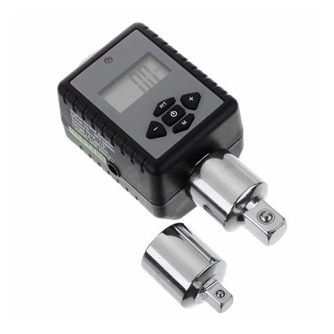 GenSDH Digital Torque Meter 3 Pcs Set Electronic Gauge With Adjustable Spanner Adapter For Precise Car Repair And Mechanics Projects Features Audio Alert Peak Memory Mode For Accurate Fastener Tightening Control