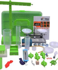 Hands On Physics Lab Kit For Liquid Pressure Depth Relationship, Pendulum Energy Conversion And Pulley System Mastery components