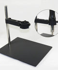 Adjustable 360 Degree Rotary Hot Air Hand Piece Holder Stand Clamp for desktop rework station with 4cm diameter clamp shown