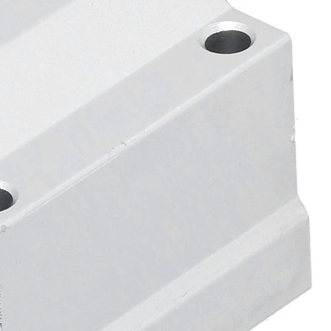 Top Shelf Heavy Duty 20mm Aluminum Linear Ball Bearing Slide Block detail with mounting holes for CNC machines.