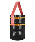 No Tilt Drum Handling Sling For 55 Gallon Drums With Dual Ratchet Straps Beefy Heavy Duty Web Sling Holds Up To 6000 Lbs Adjustable