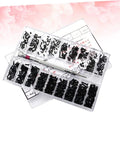 18 Piece Miniature Screw Assortment Kit With Flat Head And Countersunk Tiny Machine Screws In A Handy Portable Storage Box