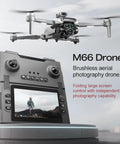 Foldable Dual 4K Camera Drone With 5G Transmission And Brushless Motors Under 249g hovering with remote control displayed