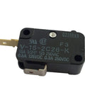 V-15-2C26-K Plug-and-Play Snap Action Micro Switch Replacement, 15A 125/250VAC, Pack of 2, Durable Pro Grade