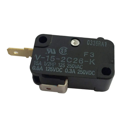 V-15-2C26-K Plug-and-Play Snap Action Micro Switch Replacement, 15A 125/250VAC, Pack of 2, Durable Pro Grade