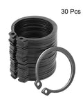 38mm External Circlips C Clip Retaining Ring 50Mn Steel 30 Pcs For Shafts In Machined Grooves Durable Heavy Duty