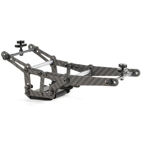 Carbon Fiber Lunatic Sporty Chassis Kit With OD3 Overdrive Transmission for WRCCA Sportsman Class Crawling Competition showing side view