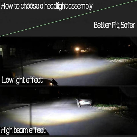Beastly Ebike Front Light For Night Riding With 3 Pin Connector Waterproof LED Bike Headlight 36V 48V 52V Compatible Super Bright Front Lamp For MTB City Commuter Easy Install And Remove
