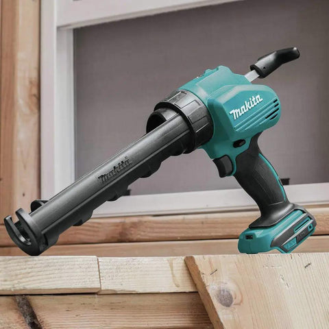 XGC01Z Cordless 18V Caulk And Adhesive Gun With Beefy 1100 Lbs Dispensing Power, 5 Speed Dial For Precise Flow in construction setting