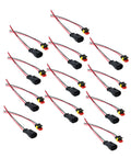 Grab These Sweet 12 Piece Auto Electrical Quick Connectors To Spice Up Your Wire Harness Kit With Gnarly Weather Proof Seals For Durable Car Maintenance 12-piece sealed wiring pigtails
