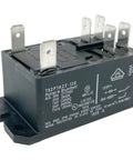 Six Pin 120VAC DPST NO Industrial Power Relay With 30A Contacts and 120V Coil Replacement for T92 Series, front view