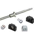 16mm SFS1610 Ball Screw 860mm Length Fast Smooth Silent High Speed Linear Motion Kit with BK12 BF12 bearings coupler nut