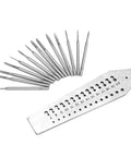 Knockout Precision Tungsten Steel Screw Drilling Plate Set For Jewelry Making Tool Kit With Slick Thread Molds For Earrings And Bracelets Built Damn Tough For Pro Jewelers And Workshop Legends, featuring multiple thread molds.